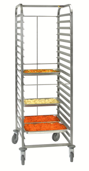 ECHELLE A BACS GN 2/1 - 17 ETAGES - ROUL POLYAMIDE