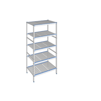 RAYONNAGE CLAYETTES ALU LIGNE 5N L1092XP560XH2050
