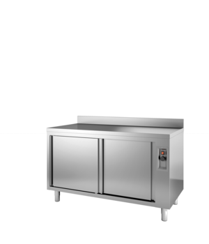 MEUBLE CHAUFF ADOSSE P COUL 1600X700 INOX AISI 304