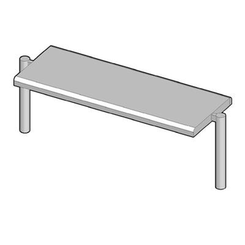 ETAGERE NEUTRE 1 NIVEAU L.1200