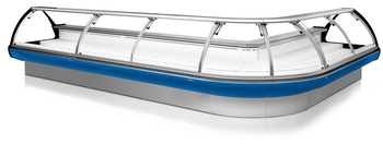 VITRINE VENTILE 90° AVEC RESERVE - SANS GRP