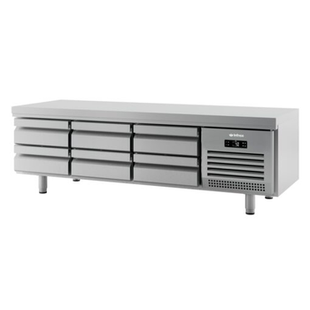 SOUBASSEMENT POSITIF 8 TIROIRS GN1/1