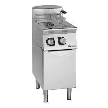 FRITEUSE GAZ, COMMANDES ÉLECTROMÉCANIQUES, 2X8 L