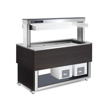 MEUBLE REFRIGERE VENTILE 6GN1/1 WENGE