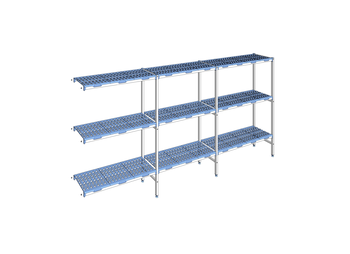 RAYONNAGE CLAYETTES POLY ANGLE 3N L3633XP400XH175