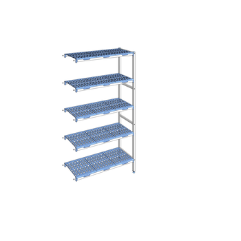 RAYONNAGE CLAYETTES POLY ANGLE 5N L1151XP400XH205