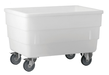 BAC POLYÈTHYL.310L ROUES INOX