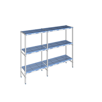 RAYONNAGE CLAYETTES POLY LIGNE 3N L2334XP400XH175