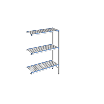 RAYONNAGE CLAYETTES ALU ANGLE 3N L1251XP400XH1750