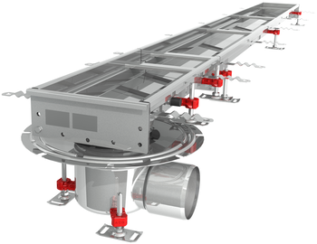 CANIVEAU MODUL 200 - L2500 - HAUT60/70 - INOX 304