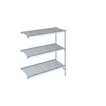RAYONNAGE CLAYETTES ALU ANGLE 3N L1653XP560XH1750
