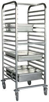 ECHELLE A BACS GN 2/1 - 17 ETAGES - ROUL POLYAMIDE