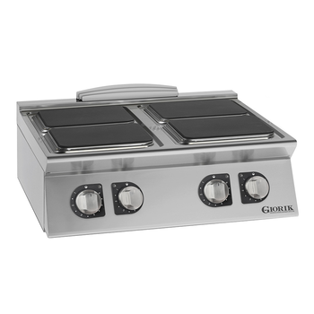 ELÉMENT PLAQUES ÉLECTRIQUE CARRÉES, 4 FEUX