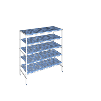 RAYONNAGE CLAYETTES POLY LIGNE 5N L1694XP560XH175