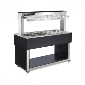 DESSERTE BAIN-MARIE EAU 3GN1/1 WENGE