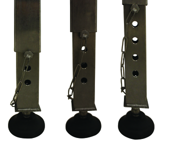 JEU DE 6 CHANDELLES DE REHAUSSE POUR TUBE 40X40