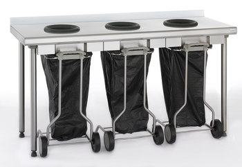 TABL.PRE-TRI ADOSSEE 1700X600 3TVD - AVEC PTE-SAC
