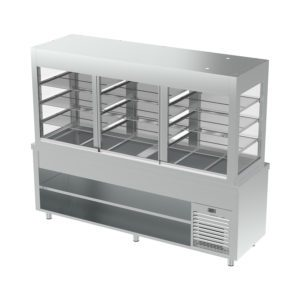 SELF CUVE FROIDE AVEC VITRINE 6BACS RESERVE NEUTRE
