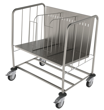 CHARIOT POUR 400 ASS REHAUSSE 4 ROULETTES POLYAMID