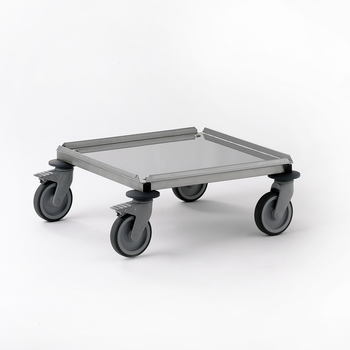 PORTE CASIERS TOUT INOX SANS DOSSERET