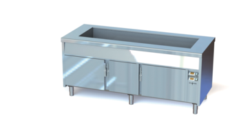 BAIN MARIE À AIR VENTILÉ 3 GNSUR ÉTUVE 1 GN 2/1 EN