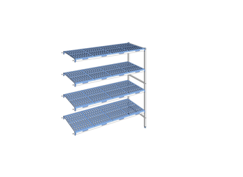 RAYONNAGE CLAYETTES POLY ANGLE 4N L1755XP560XH175