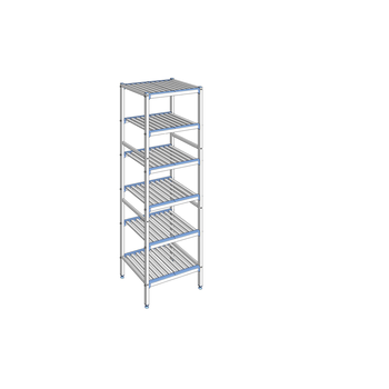 RAYONNAGE CLAYETTES ALU LIGNE 6NV L 690XP500XH2050