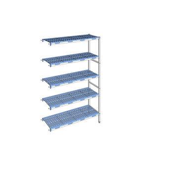 RAYONNAGE CLAYETTES POLY ANGLE 5N L1353XP400XH205