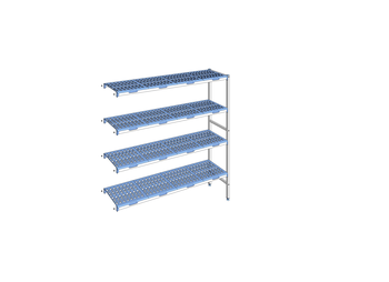 RAYONNAGE CLAYETTES POLY ANGLE 4N L1755XP400XH175