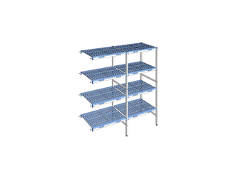 RAYONNAGE CLAYETTES POLY ANGLE 4N L1687XP500XH175