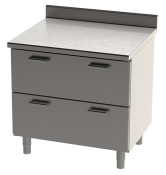 ENSEMBLE 900X750 REF. 90E AVEC DESSUS INOX A DOSSE