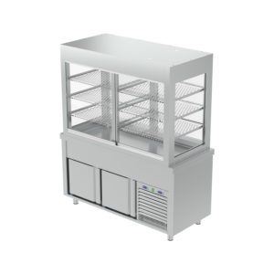 SELF PLAQUE FROIDE AVC VITRINE 4GN RESERVE FROIDE