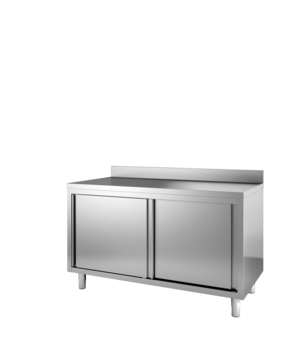 MEUBLE ADOSSE P COULISS 1400X700 INOX GIF EXPRESS