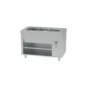 SELF BAIN MARIE VENTILE 3 BACS RESERVE NEUTRE OUV