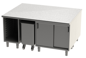 ENSEMBLE 1800X1350 REF. 180CG AVEC DESSUS INOX