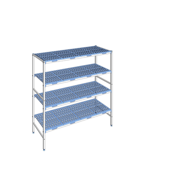 RAYONNAGE CLAYETTES POLY LIGNE 4N L1796XP560XH175