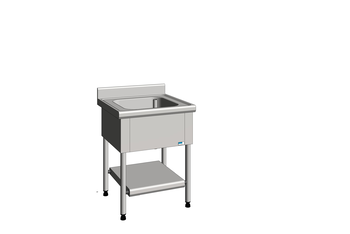 PLONGE EMB.70X70 1 BAC+ETAGERE