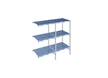 RAYONNAGE CLAYETTES POLY ANGLE 3N L1891XP560XH175