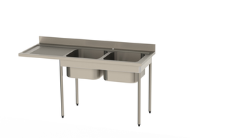 PLONGE 1800X700 - SPECIALE MACHINE A LAVER - PIEDS