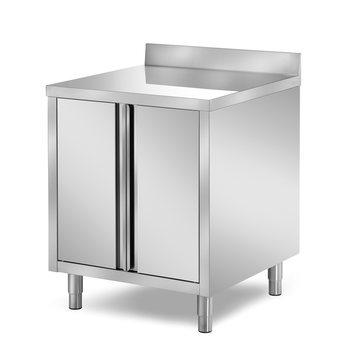 MEUBLE BAS ADOSSE INOX 304