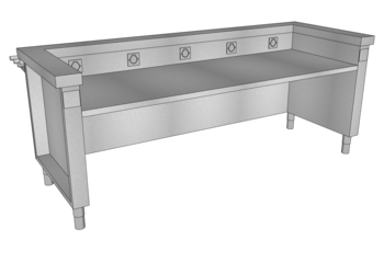 MEUBLE D'ANIMATION DL 2260 DESSUS LISSE O3