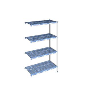RAYONNAGE CLAYETTES POLY ANGLE 4N L1251XP500XH205