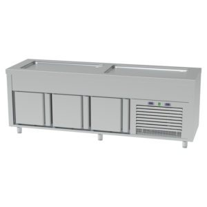 SELF-SERVICE PLAQUE FROIDE 6 BACS RESERVE FROIDE