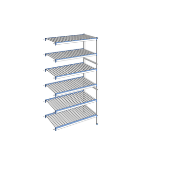 RAYONNAGE CLAYETTES ALU ANGLE 6N L1151XP500XH2050