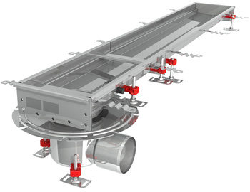 CANIVEAU MODUL 200 - L1500 - HAUT60/70 - INOX 304