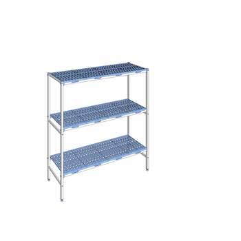 RAYONNAGE CLAYETTES POLY LIGNE 3N L1694XP500XH175