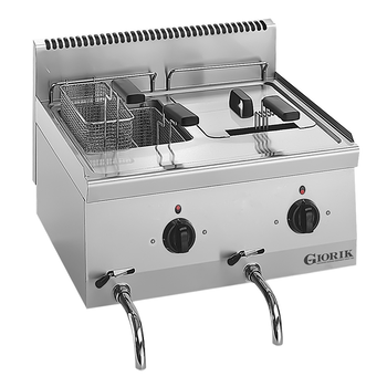 FRITEUSES ÉLECTRIQUES, 2 CUVES, 8 LITRES