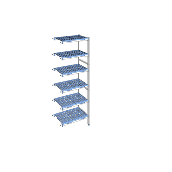 RAYONNAGE CLAYETTES POLY ANGLE 6NV L 749XP400XH205