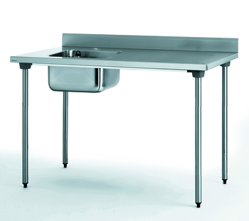 TABLE DU CHEF CHR 700X1600 BAC GAU AVEC ROBINET