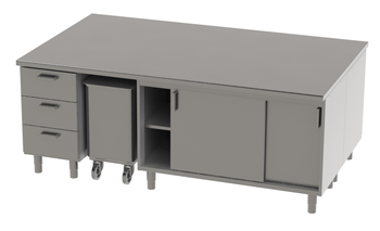 ENSEMBLE 2250X1350 REF. 225AB AVEC DESSUS INOX